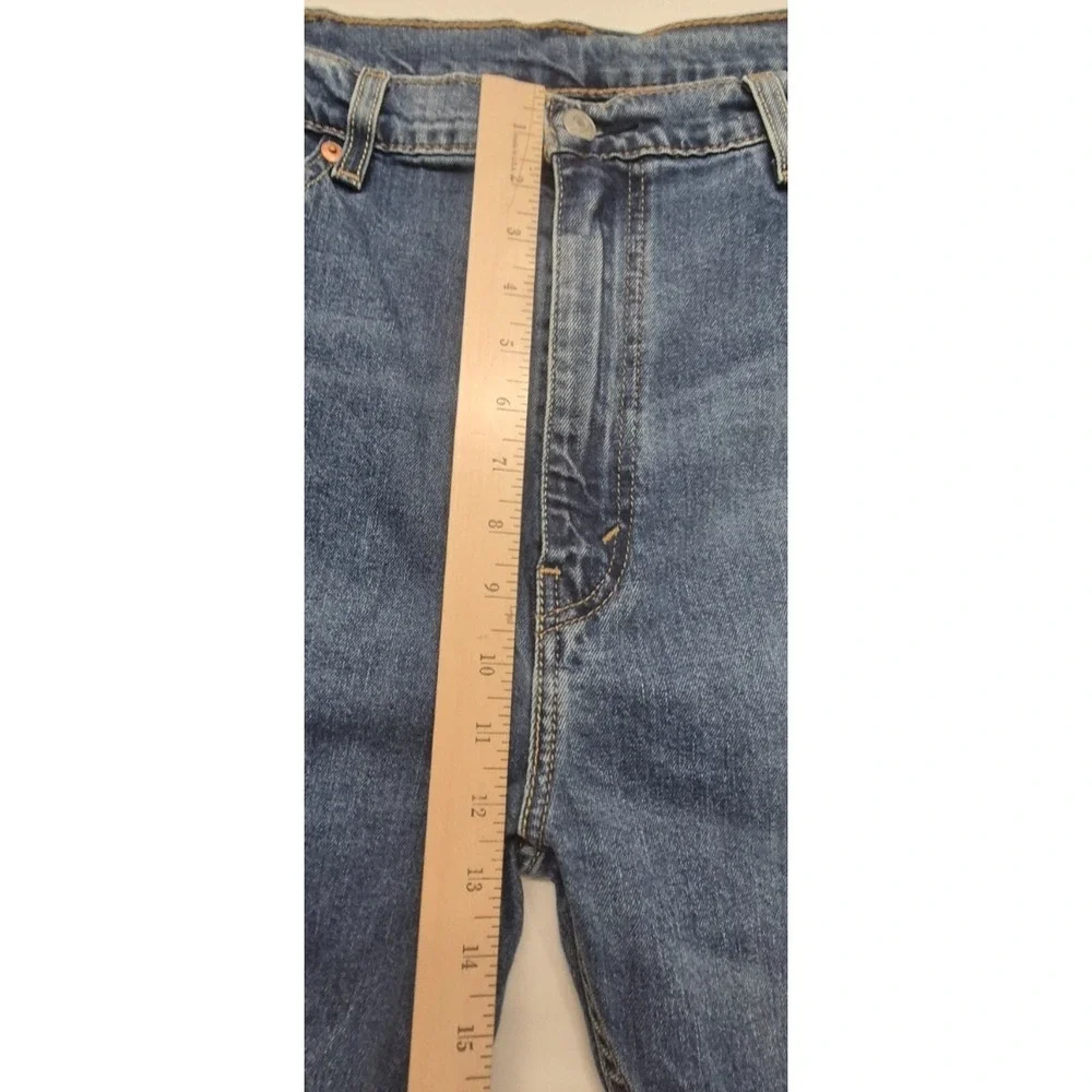 Levi 505 Men's denim blue jeans 40x30‎ medium wash Cotton
